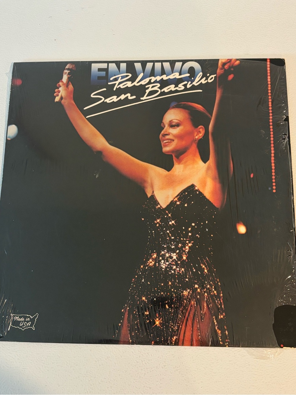 Asilio En Vivo vinyl record album - Black & Gold Sparkle